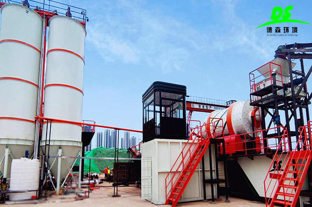 模块化土壤异位淋洗修复