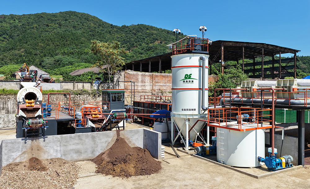 南京某污染土壤淋洗项目现场